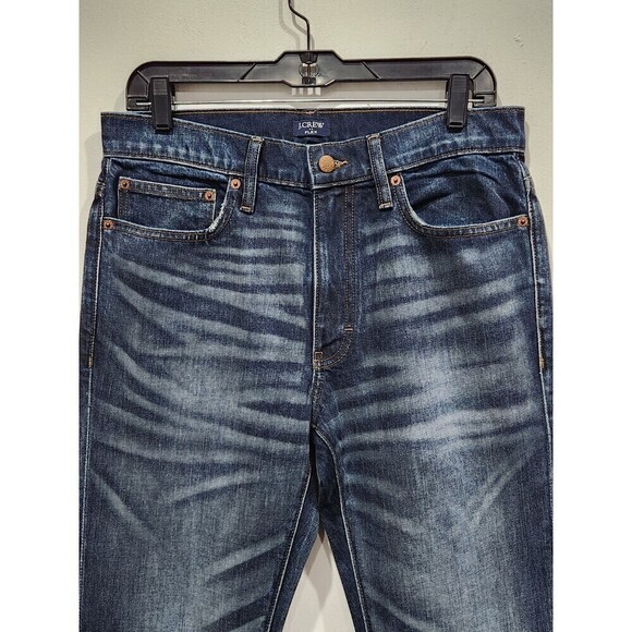 NEW! J. Crew Straight Fit Signature Flex Medium Wash Jeans - Picture 5 of 13